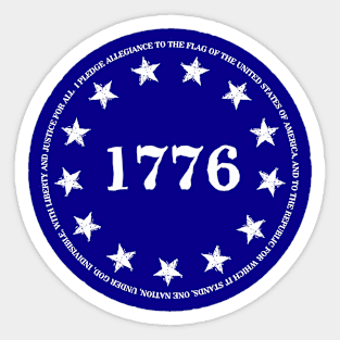 1776 Stars and Stripes Sticker